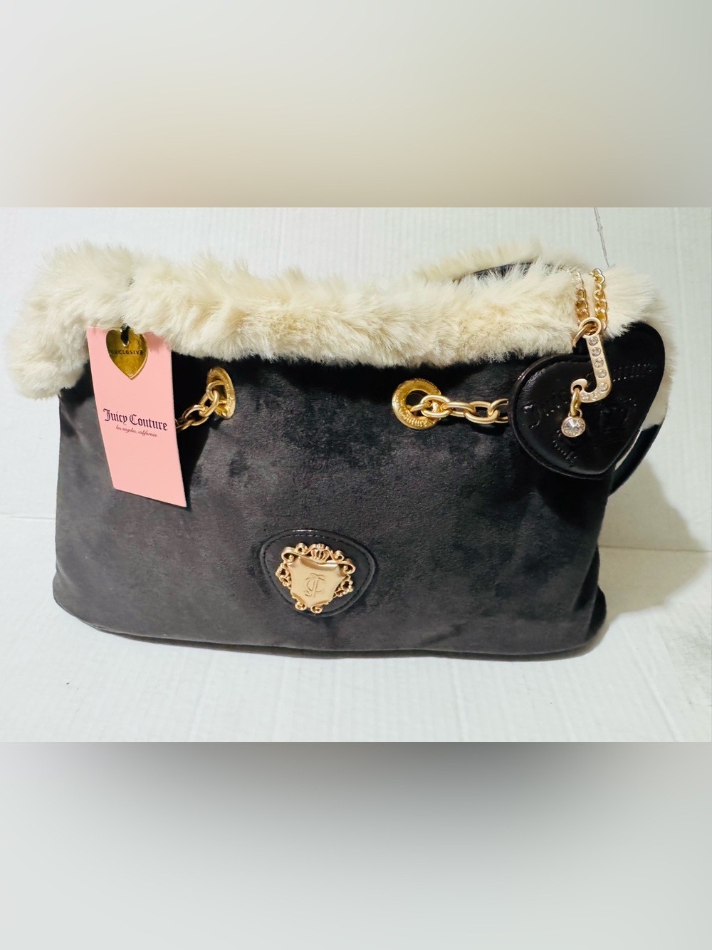 Juicy couture glamour gang  satchel in chocolate  BNWT